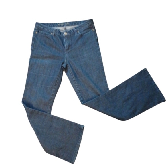 Vintage Michael Kors Low Rise Straight Boot Leg Jeans Y2K Women's size 6 P - Picture 10 of 10